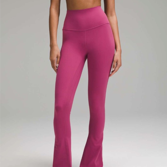 Lululemon Align High-Rise Mini-Flare Pant *Extra Short in Washed Mauve size 4 - Picture 3 of 7